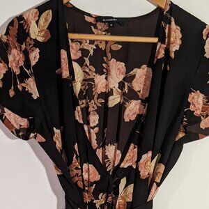Vici Floral Wrap Dress